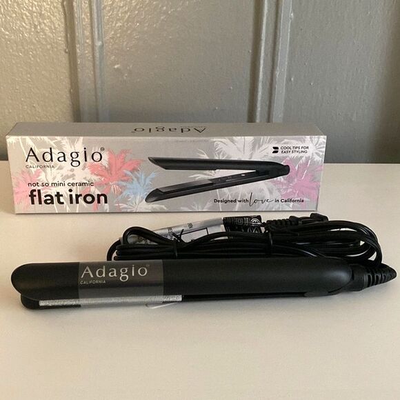 Adagio - Not So Mini - Flat Iron - Brand New! - Picture 1 of 2